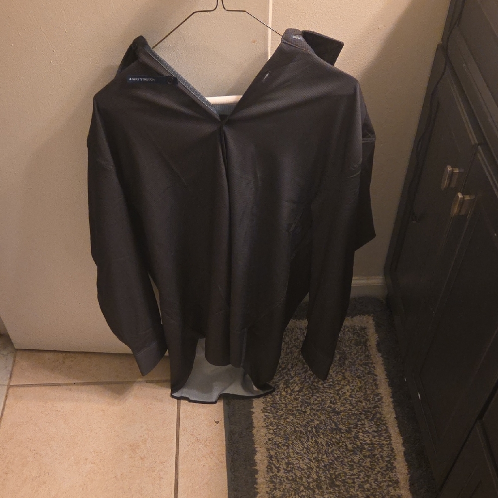 Report Collection Dark Gray Shirt Jacket